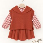 Conjunto sport Lalin terracota para niña