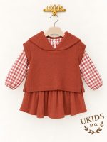 Conjunto sport Lalin terracota para niña