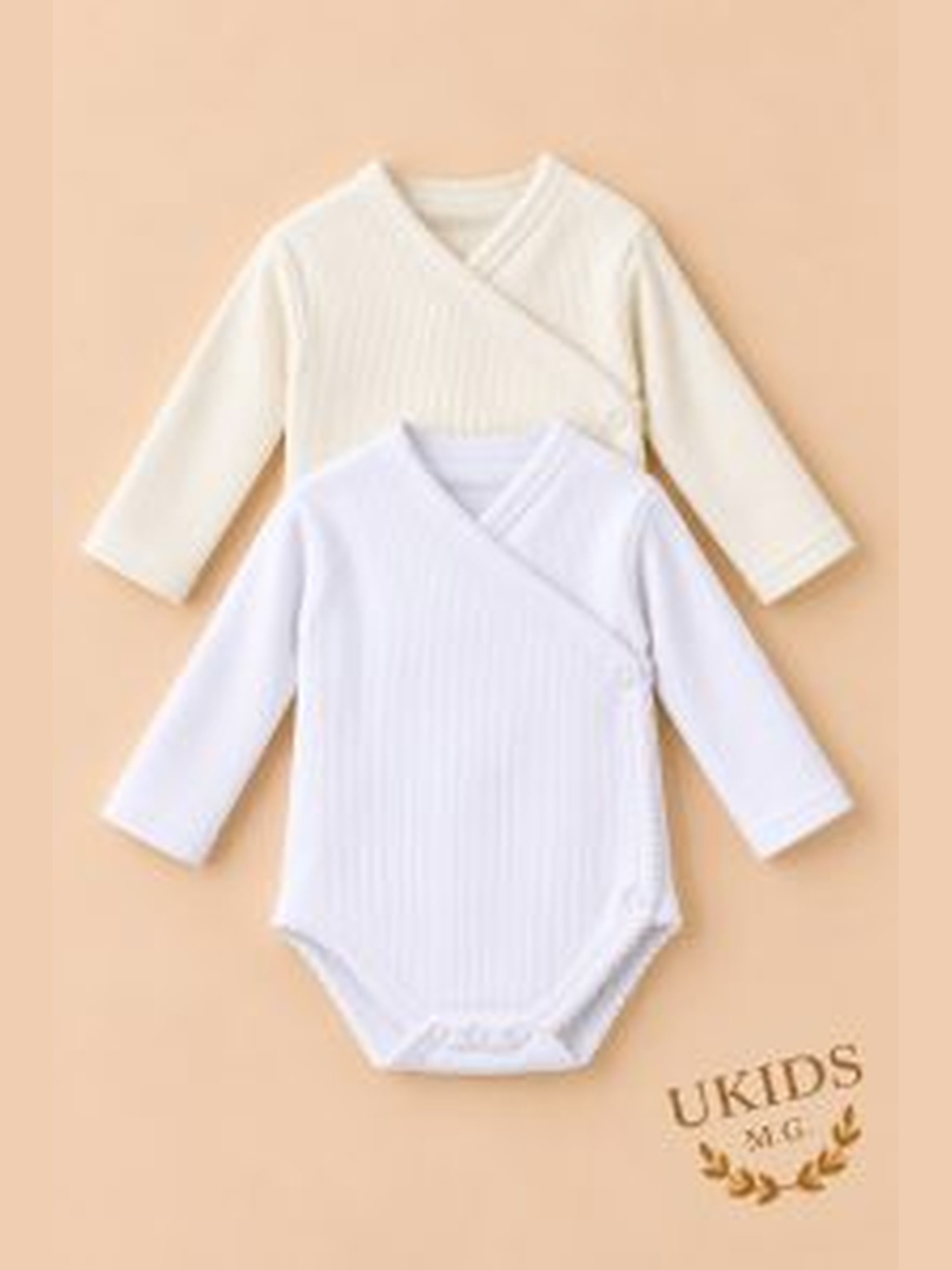 myukids-portapapeles-20260926163532 Body Cruzado Térmico de Manga Larga Blanco y Crudo - Imagen 1