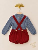 Conjunto Bebé Niño Azul con Tirantes - Imagen 2