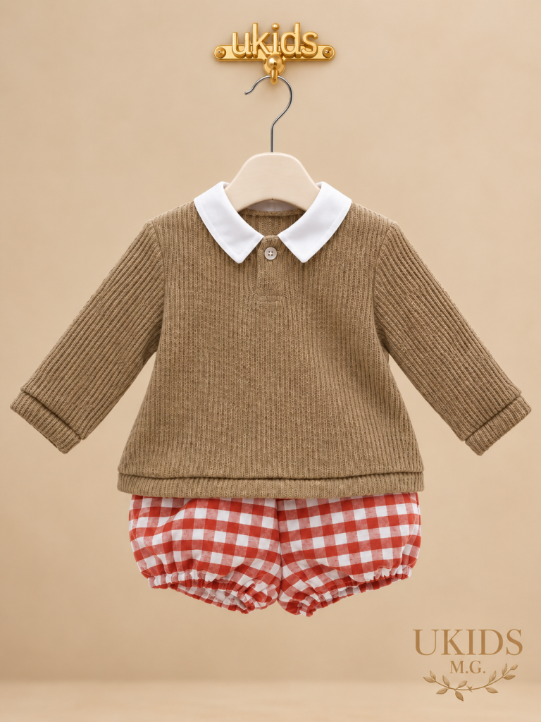 Conjunto bebé niño calabaza