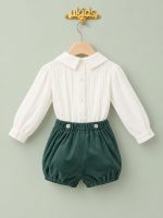 Conjunto picolino Canela verde empolvado - Imagen 2