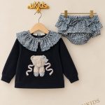 Conjunto niña náutico para otoño-invierno
