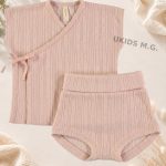 Conjunto camiseta cruzada manga corta + culotte. SMILE Cute