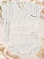 Conjunto camiseta cruzada manga corta + culotte. SMILE Cute - Imagen 3