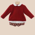 Conjunto baby Familia Guinda