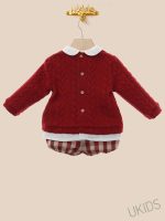Conjunto baby Familia Guinda