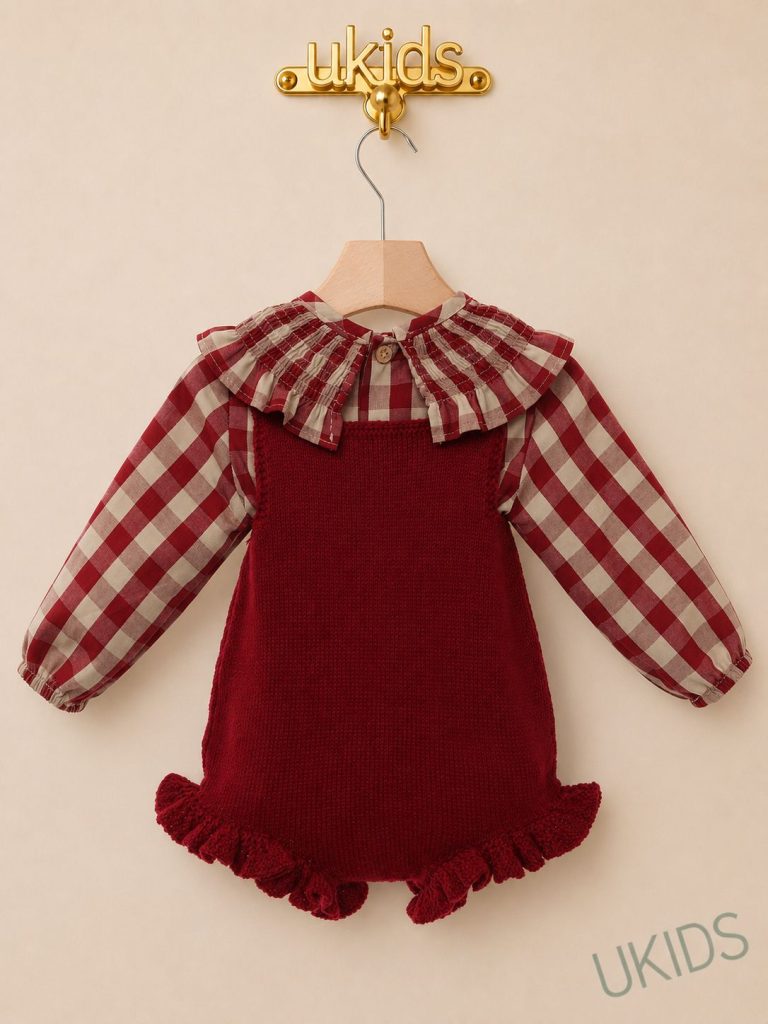 Conjunto ranita Familia Guinda