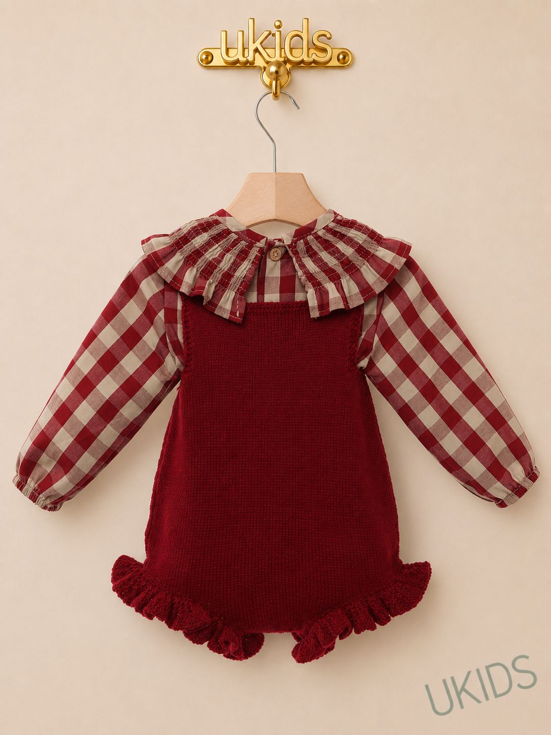 Conjunto ranita Familia Guinda