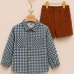 Conjunto niño pantalón corto Familia Hierbabuena