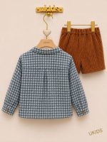 Conjunto niño pantalón corto Familia Hierbabuena - Imagen 2