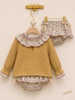 Conjunto niña color caramelo otoño-invierno