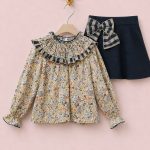 Conjunto infantil niña falda short