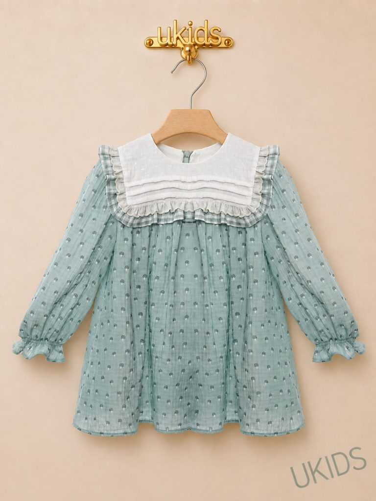 Vestido infantil Familia Bosque