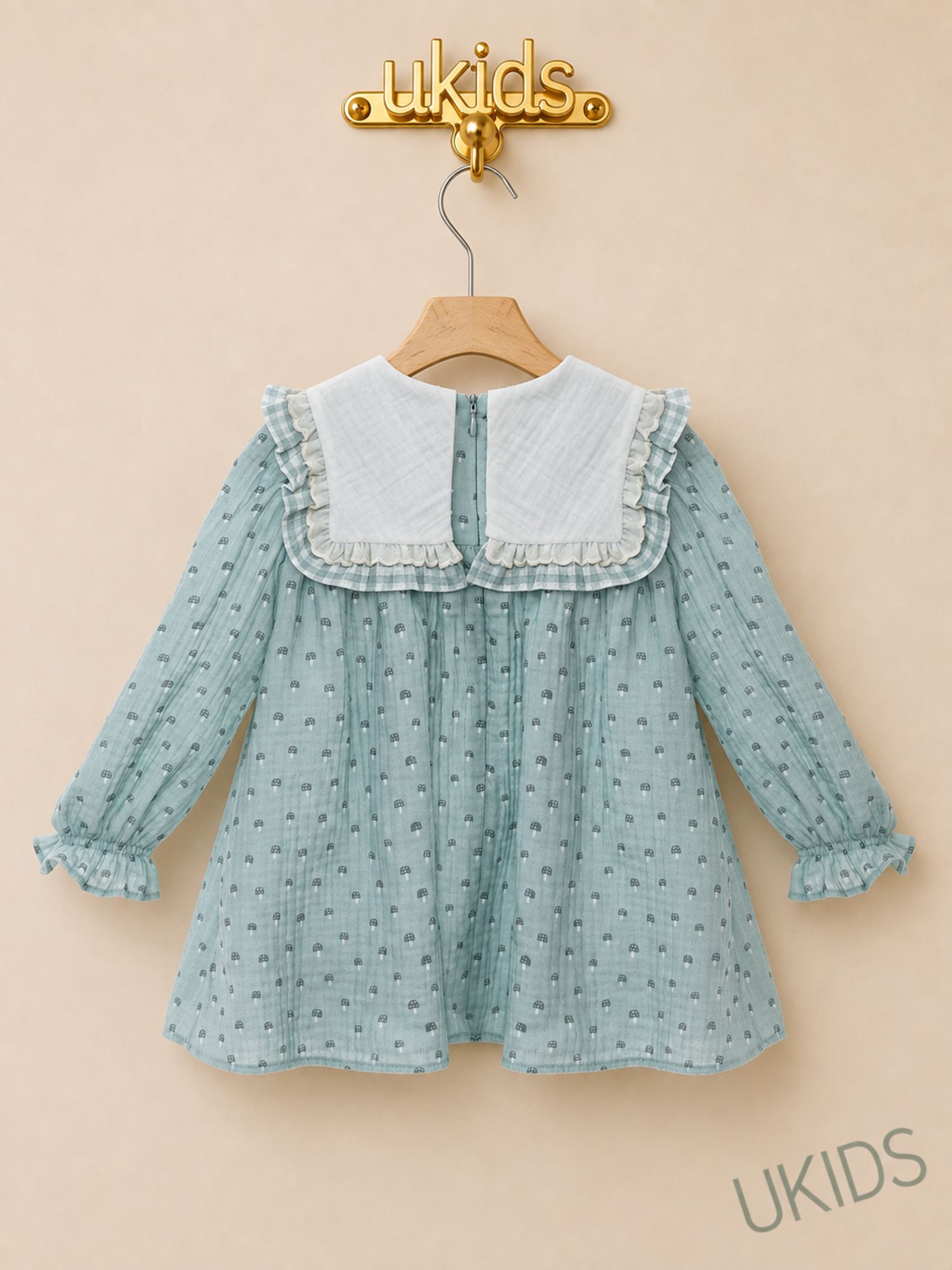 Vestido infantil Familia Bosque