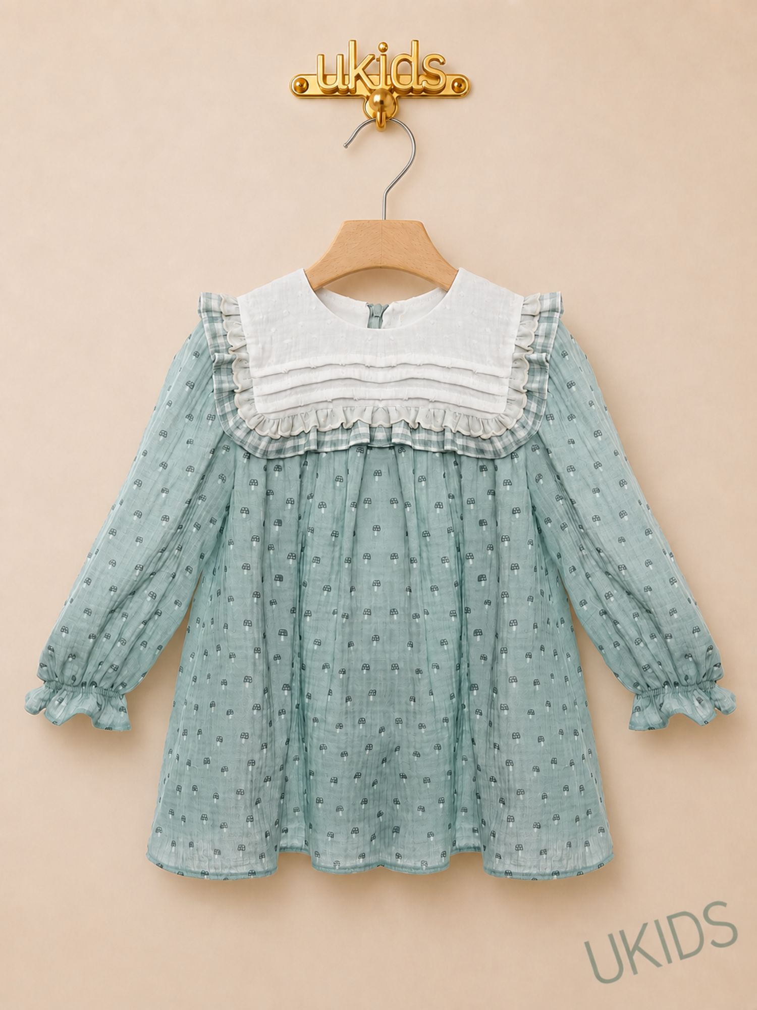 Vestido infantil Familia Bosque