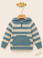 Jersey capucha niño Rayas