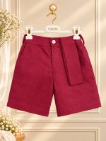 Pantalón Corto de Lino para Ceremonia Infantil - Imagen 2