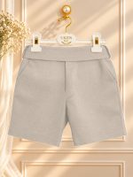 Pantalón Corto de Lino para Ceremonia Infantil - Imagen 11