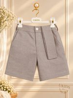 Pantalón Corto de Lino para Ceremonia Infantil - Imagen 30