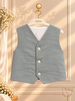 Chaleco Niño de Lino para Ceremonia - Imagen 5