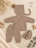 Conjunto Jersey - Pantalón punto arroz
