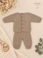 Conjunto Jersey - Pantalón punto arroz - Imagen 5