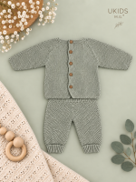 Conjunto Jersey - Pantalón punto arroz - Imagen 7