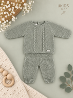 Conjunto Jersey - Pantalón punto arroz - Imagen 4
