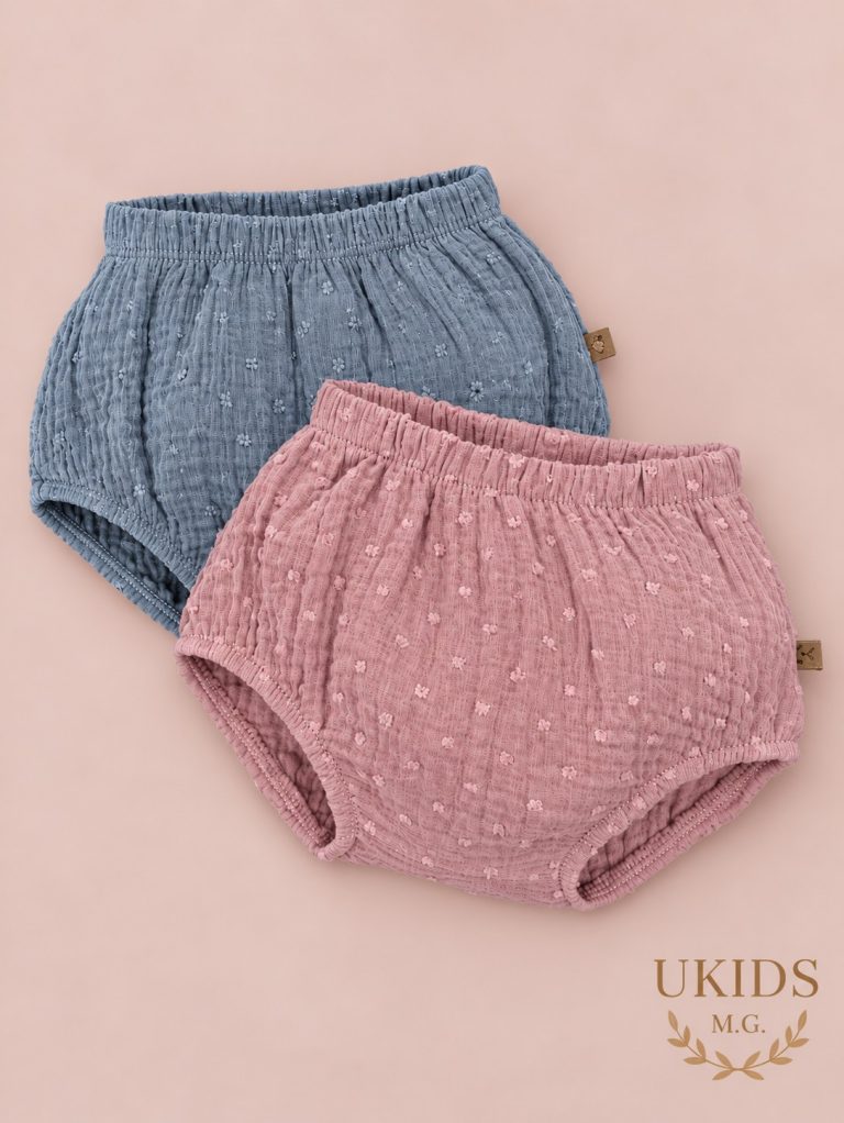 Pololo bebé denim y malva