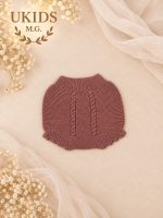 Conjunto Vestido y Braguita Rosa Francia para Recién Nacido - Imagen 3