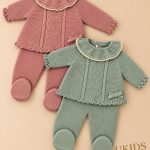 Conjunto niki polaina rosa empolvado y verde empolvado